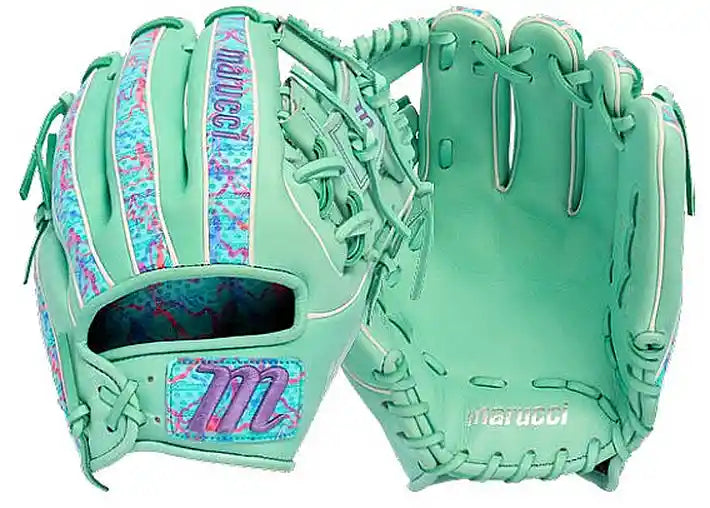 Marucci Cypress Lizard Skins 43a2ls 11.50’’ Infield Glove Mfgcyls43a2 - Mint Coral Camo - Right Throw