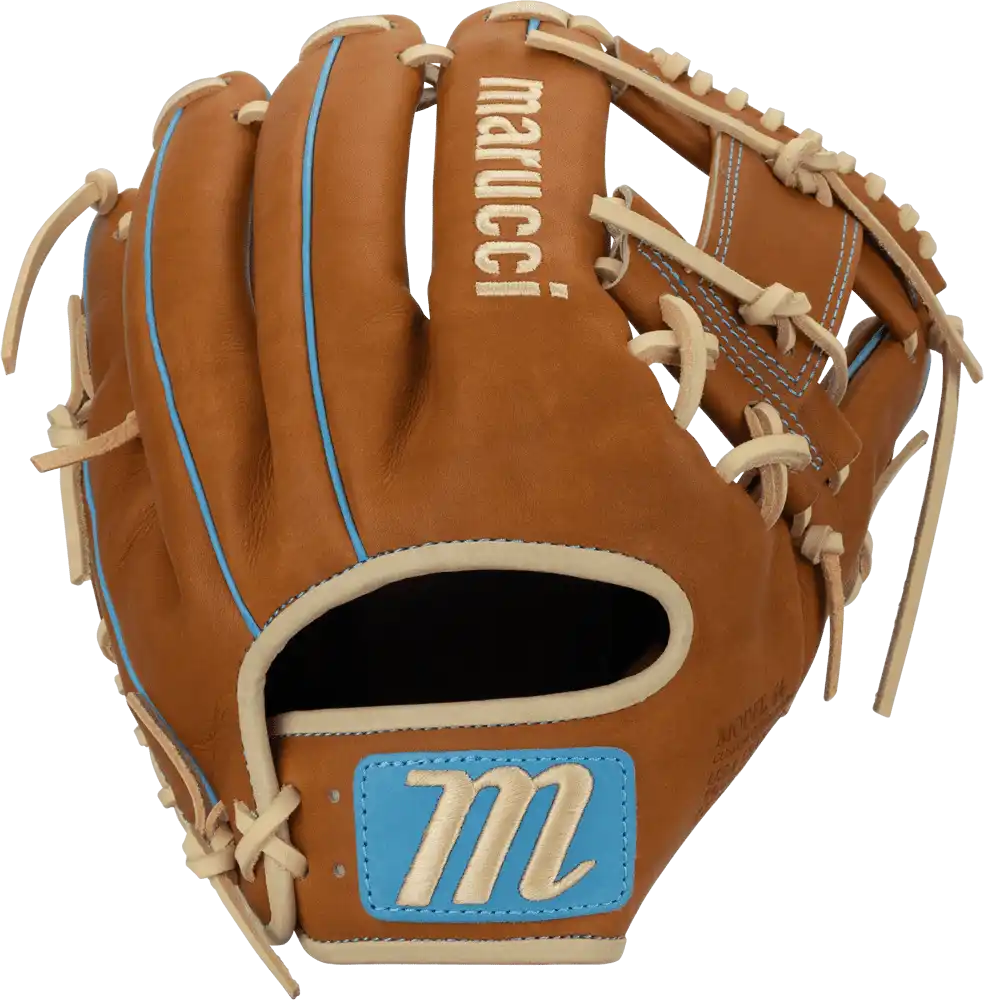 Marucci Cypress m Type 64a2 11.75’’ Infield Glove Mfg2cy64a2 - Toffee Columbia Blue - Brown / Right Throw