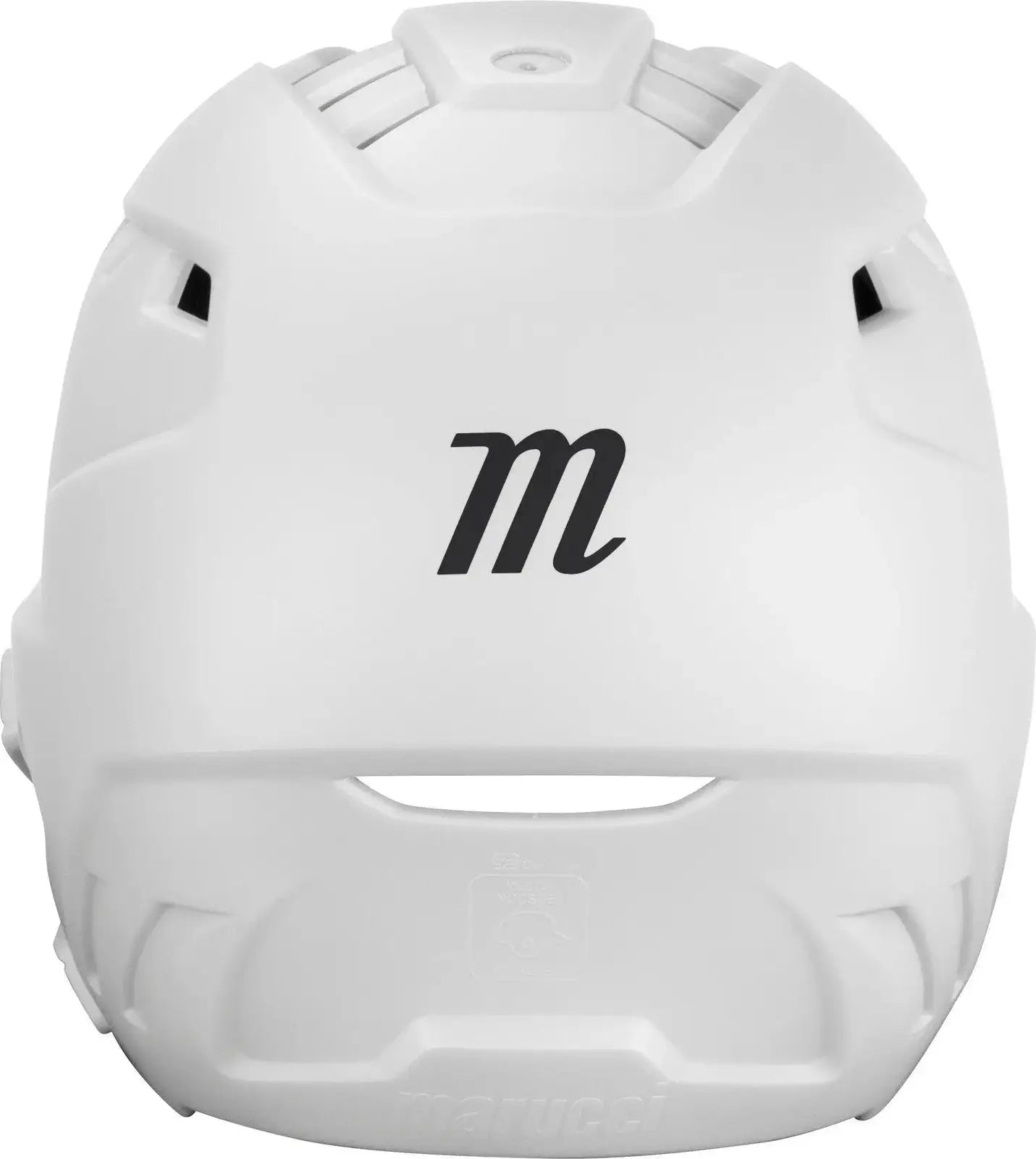 Marucci Duravent Baseball Batting Helmet with Jaw Guard Mbhdvd3 - White