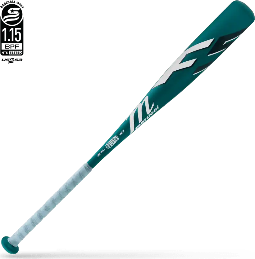 Marucci F5 2024 Usssa (-10) Bat - White Teal