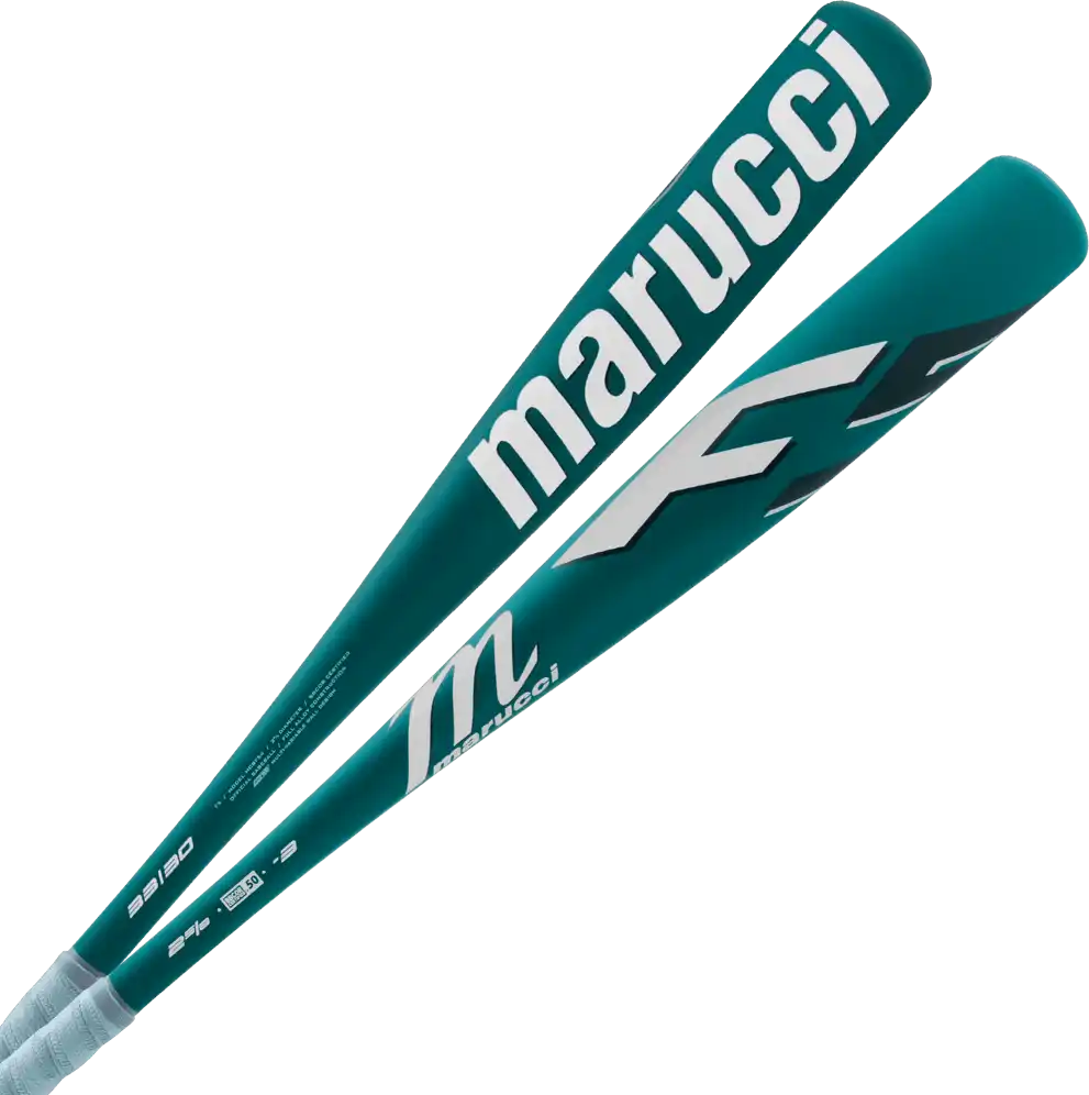 Marucci F5 Bbcor (-3) Bat - White Teal