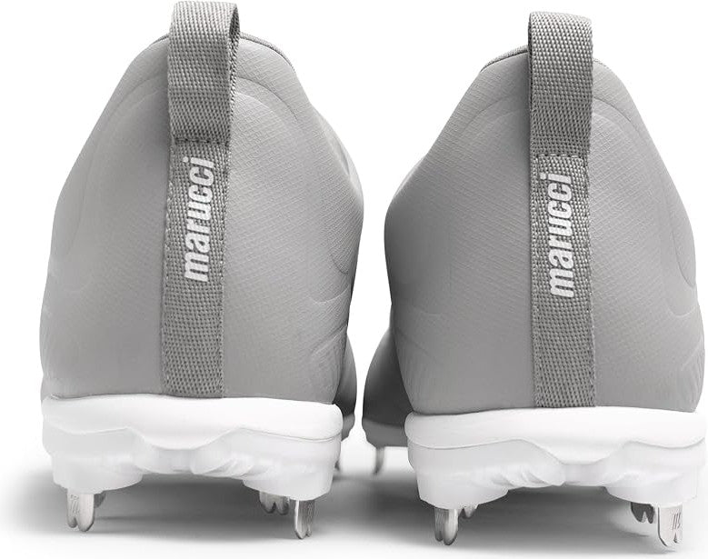 Marucci Flt Adult Metal Baseball Cleats Mfwfls - Cool Gray White