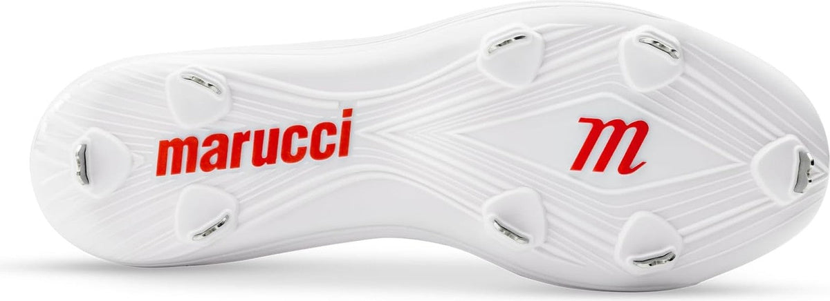 Marucci Flt Adult Metal Baseball Cleats Mfwfls - Cool Gray White