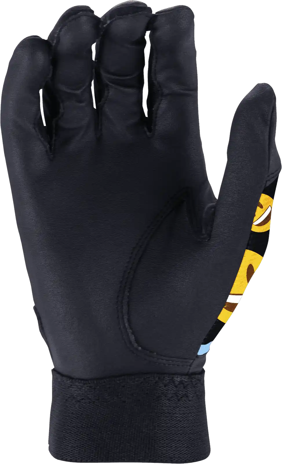 Marucci Foxtrot Tee Ball Batting Gloves - Black Columbia Blue