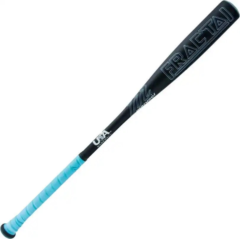 Marucci Fractal (-12) Usa Approved 2 1/4 Barrel Bat - Columbia Blue Black