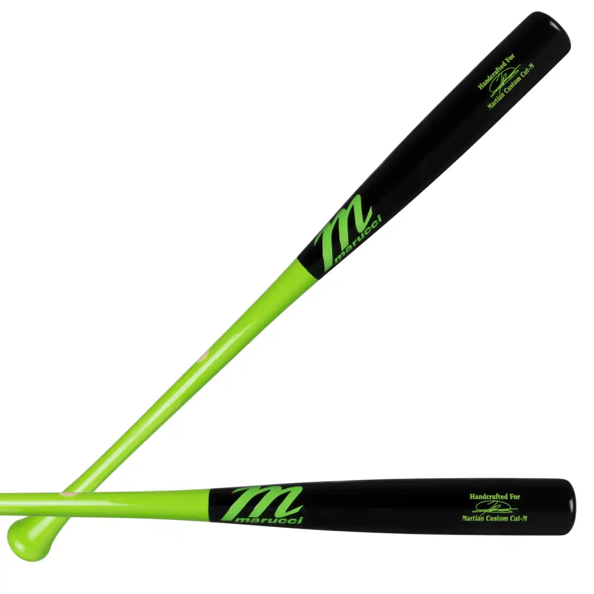 Marucci Jd Martian Pro Model Wood Baseball Bat Mve4martian - Lime Black