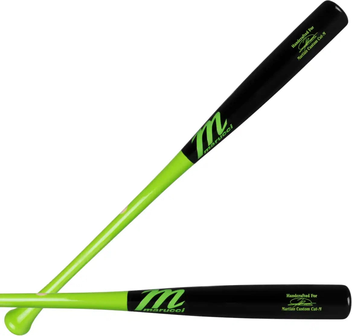 Marucci Jd Martian Pro Model Wood Baseball Bat Mve4martian - Lime Black