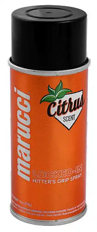 Marucci Locked-in Hitter’s Grip Spray (4 Oz) - Citrus