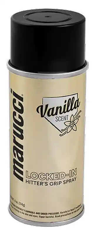 Marucci Locked-in Hitter’s Grip Spray (4 Oz) - Vanilla - Vamilla