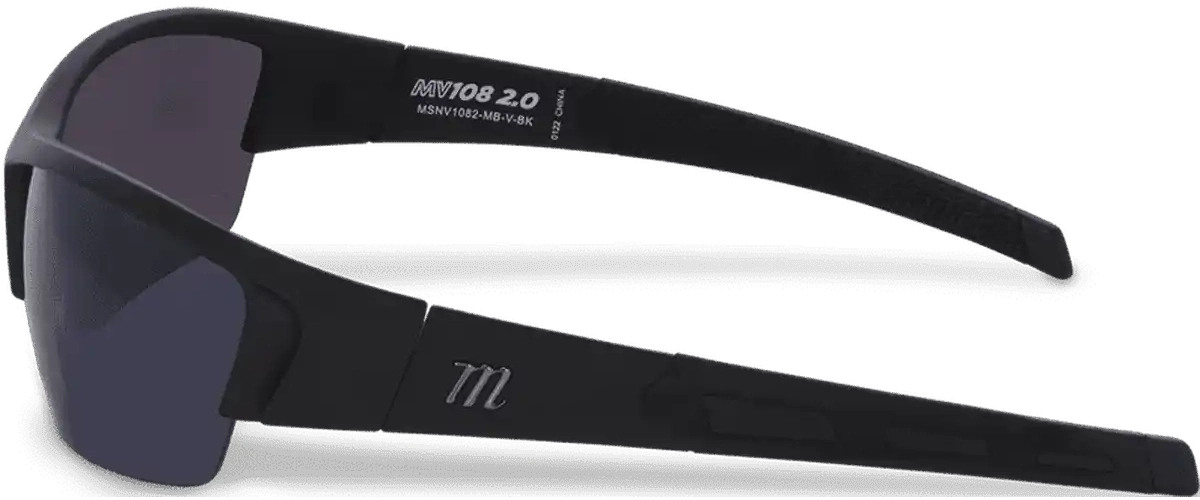 Marucci Mv108 2.0 Performance Sunglasses Matte Black Violet Methane Purple / one Size Fits Most