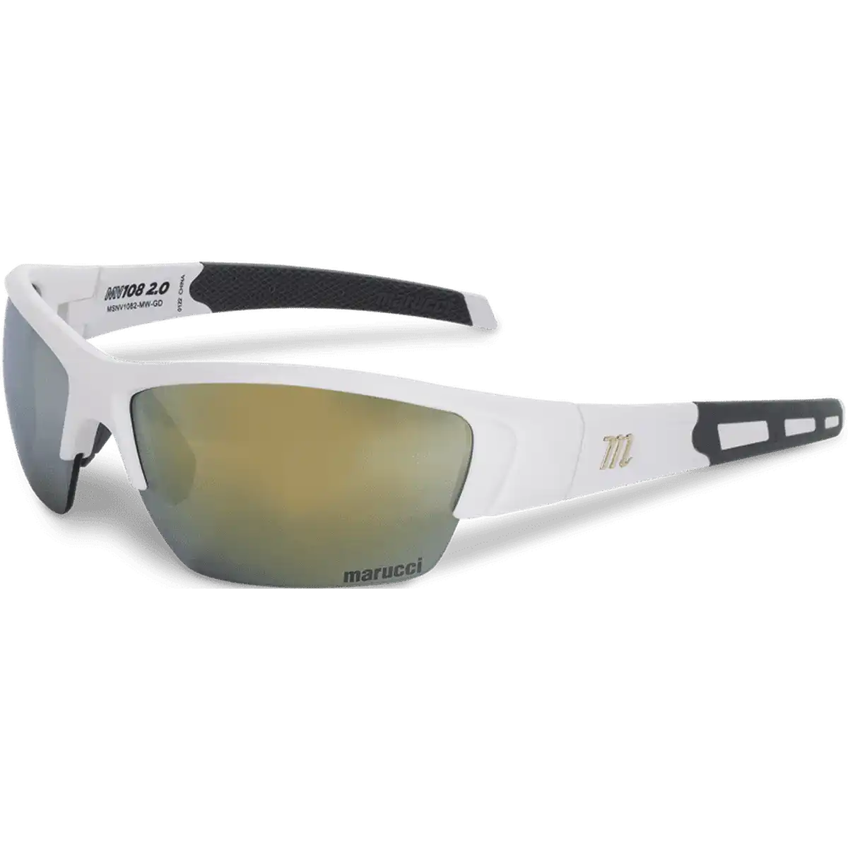 Marucci Mv108 2.0 Performance Sunglasses - Matte White Gold - one Size Fits Most