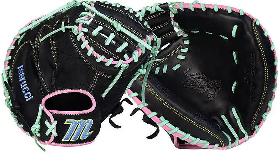 Marucci Oxbow Martin 235c1 33.50’’ Catcher’s Mitt Mfg4ox235c1 - Black Rose - Highlihgter / Right Throw