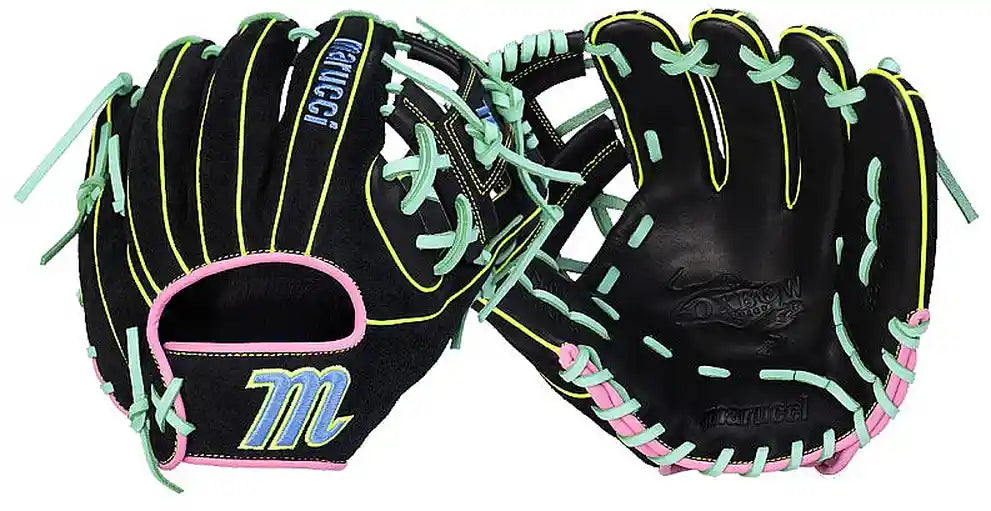Marucci Oxbow Martin 43a2 11.50’’ Infield Glove Mfg4ox43a2 - Black Rose - Highlihgter / Right Throw
