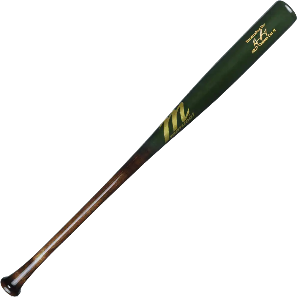 Marucci Pro Exclusive Riley27 Maple Wood Bat Mve4riley27-ffsg - Flame Fade Swamp Green