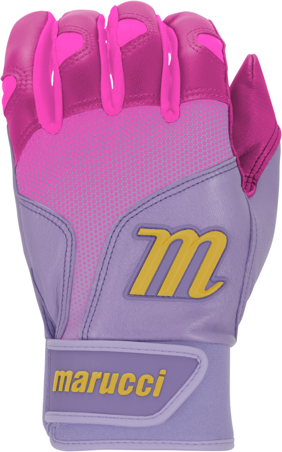 Marucci Pwr Fade Adult Batting Gloves - Pink Light Purple