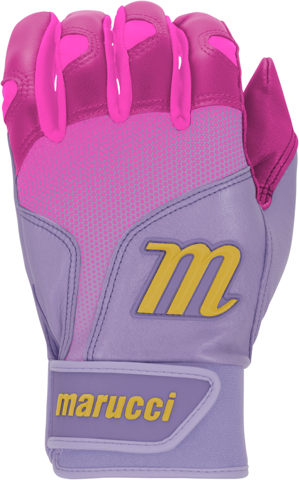 Marucci Pwr Fade Adult Batting Gloves - Pink Light Purple