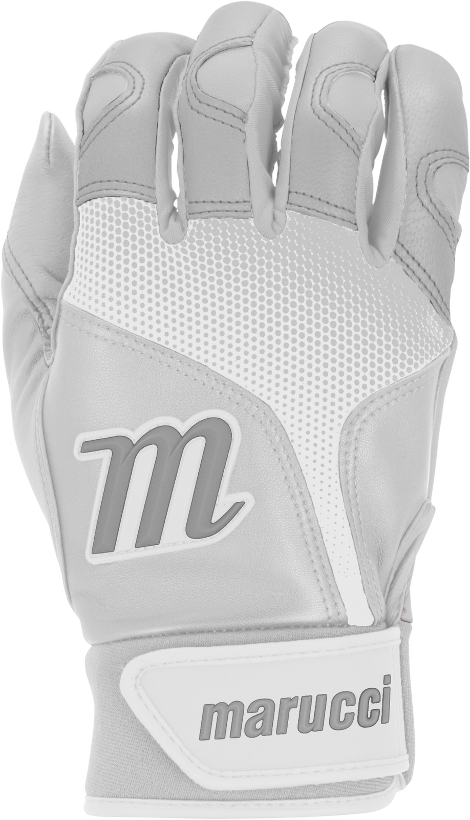 Marucci Pwr Fade Adult Batting Gloves - White