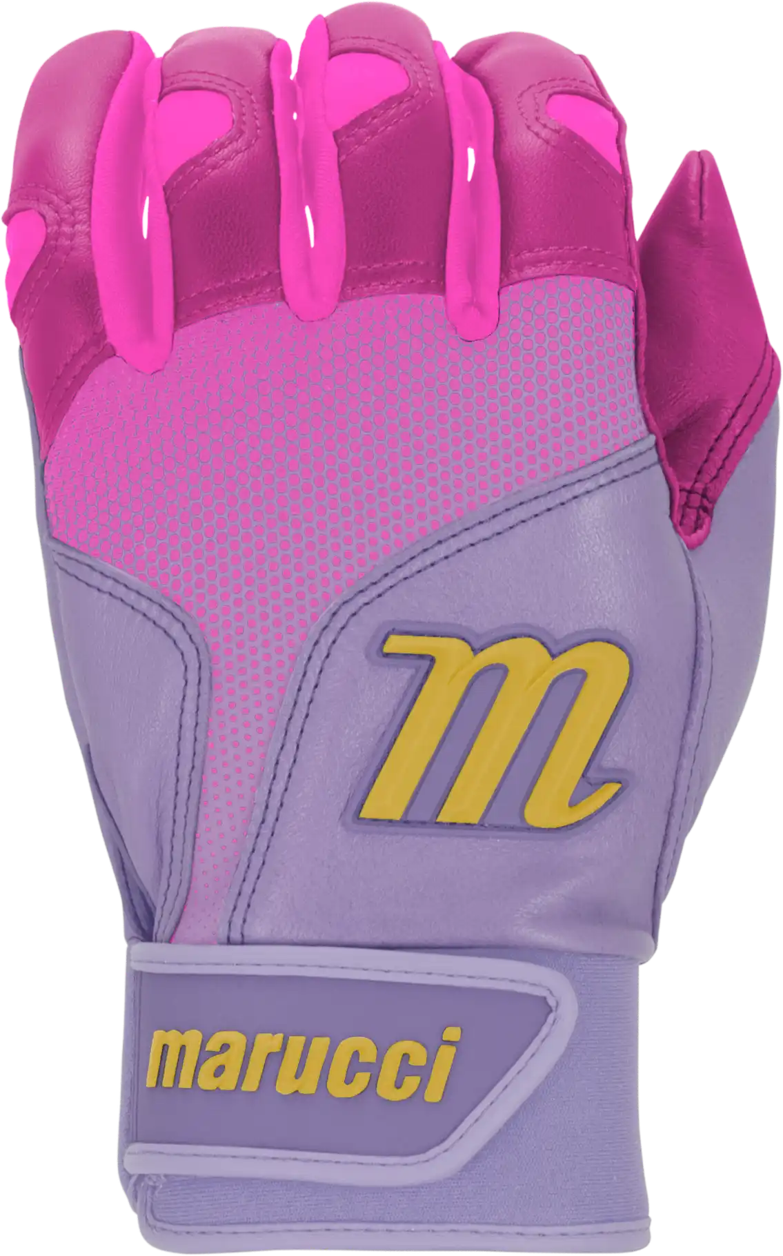 Marucci Pwr Fade Batting Gloves Youth Pair - Pink Light Purple
