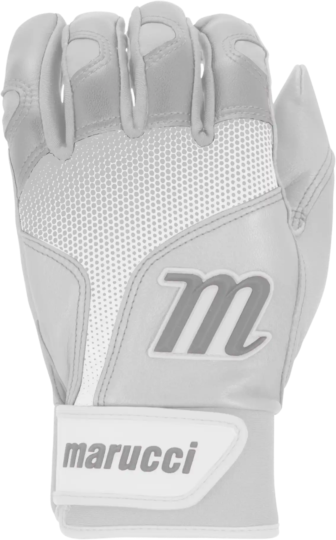 Marucci Pwr Fade Batting Gloves Youth Pair - White