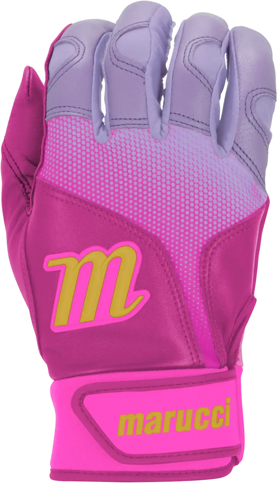 Marucci Pwr Fade Youth Batting Gloves - Pink Light Purple