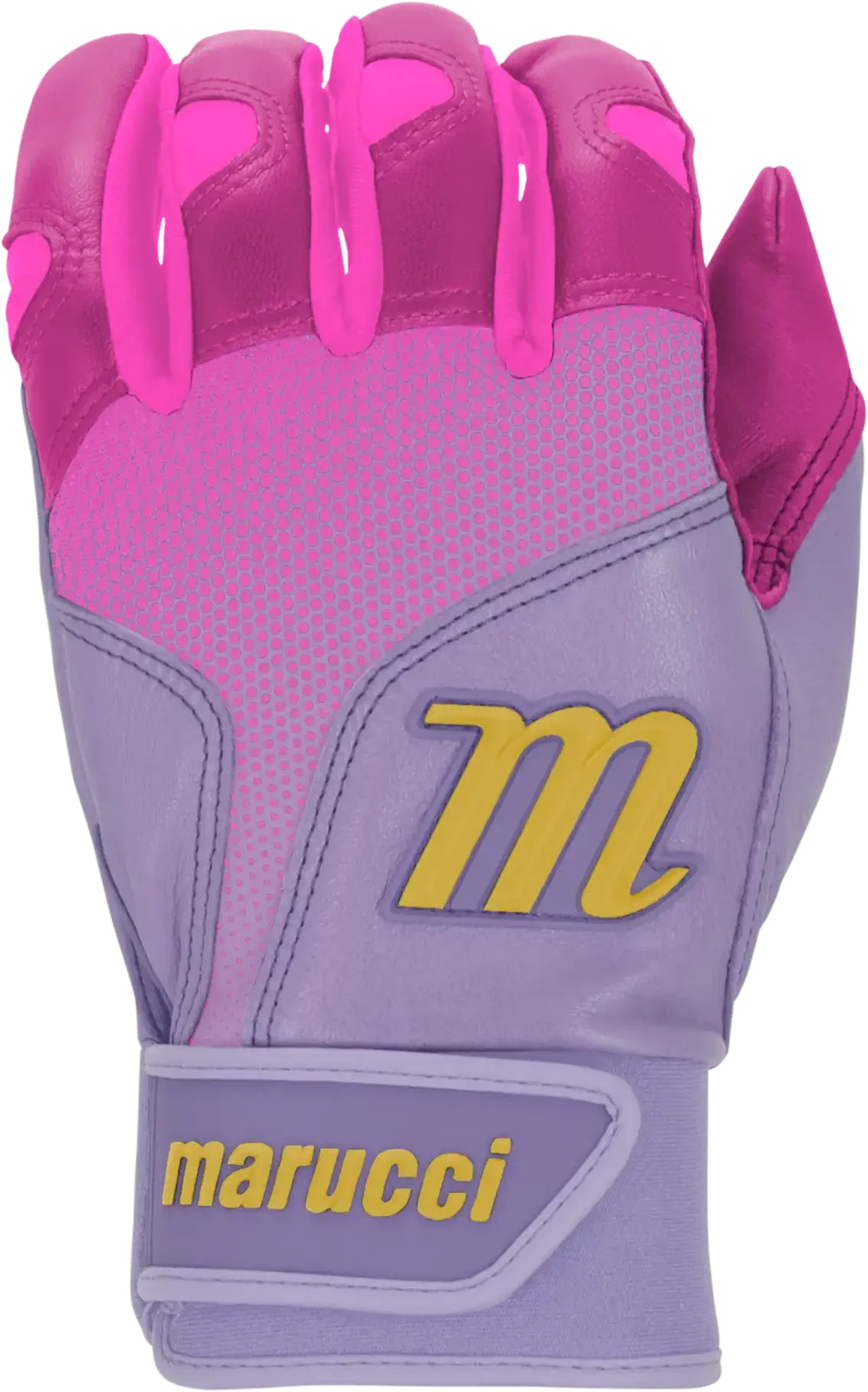 Marucci Pwr Fade Youth Batting Gloves - Pink Light Purple