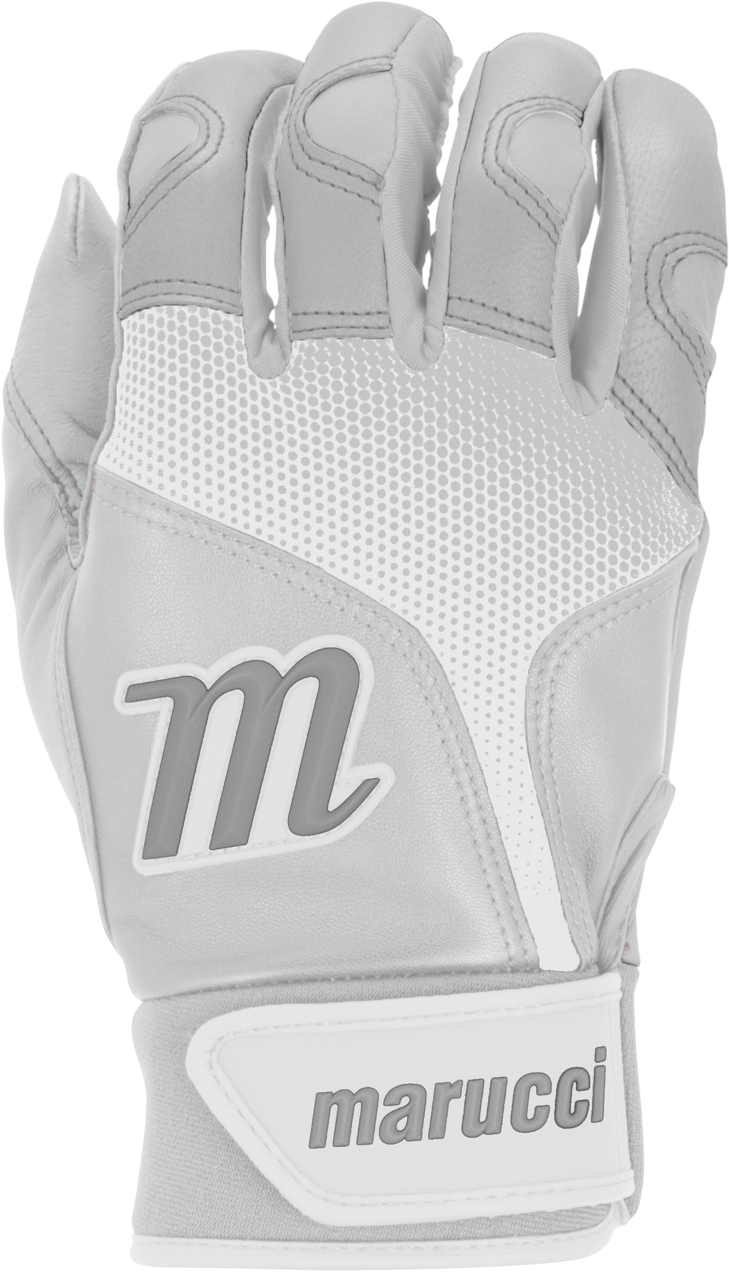 Marucci Pwr Fade Youth Batting Gloves - White