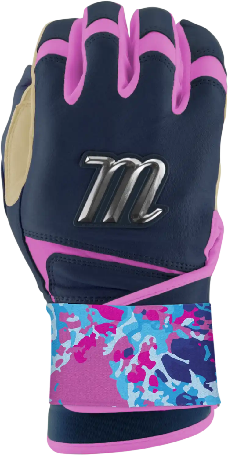 Marucci Remx Adult Baseball Batting Gloves Mbrmx - Navy Blue