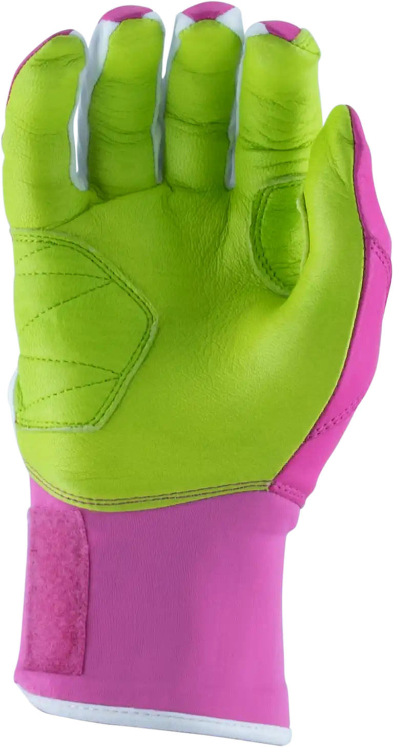Marucci Remx Adult Baseball Batting Gloves Mbrmx - Pink Lime Green
