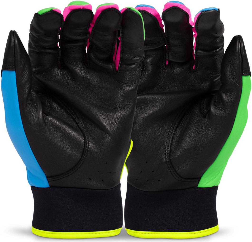 Marucci Rewsind Pwr Fade Adult Batting Gloves - Multi-color
