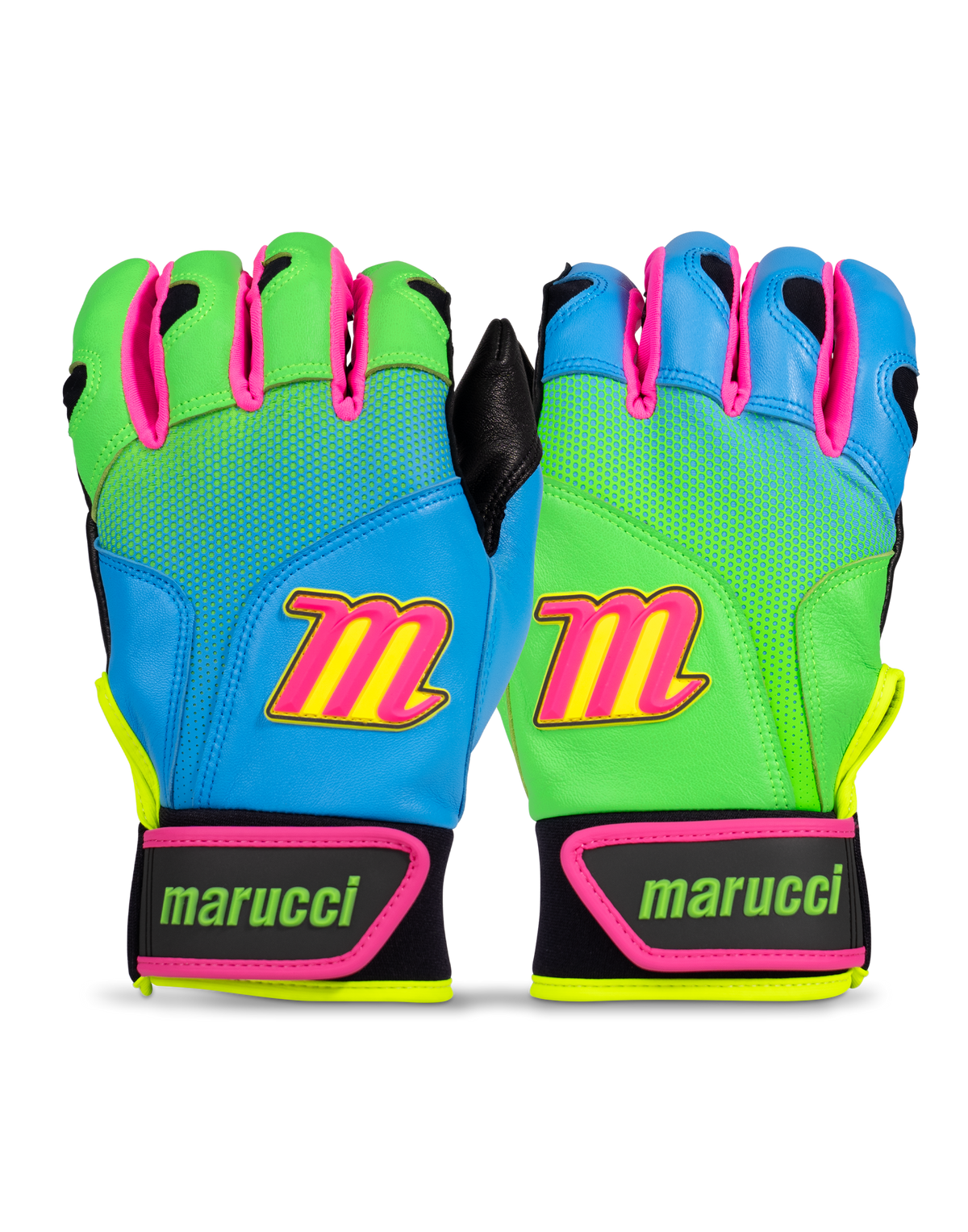 Marucci Rewsind Pwr Fade Adult Batting Gloves - Multi-color