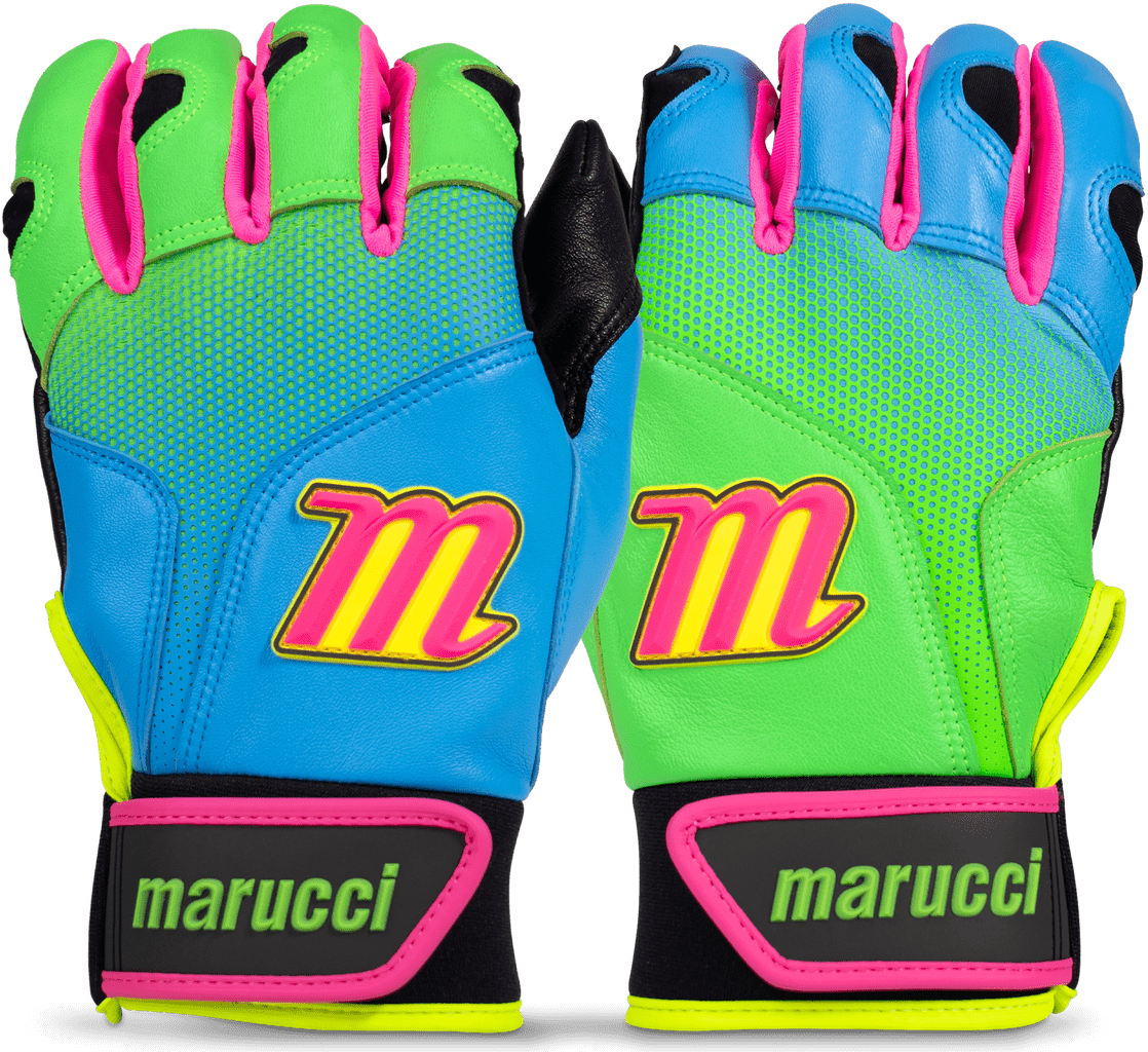 Marucci Rewsind Pwr Fade Adult Batting Gloves - Multi-color