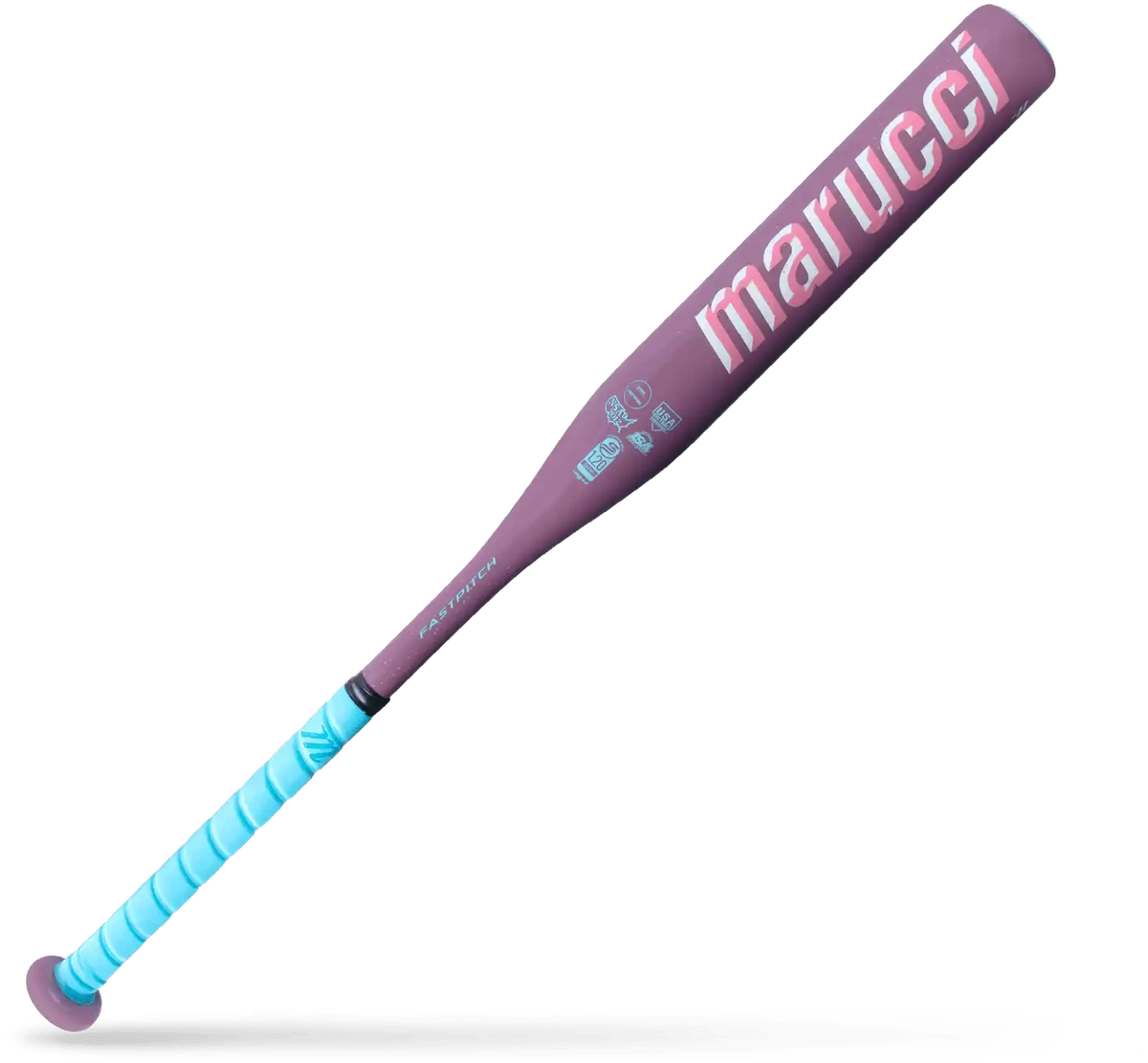 Marucci Soul Fastpitch Alloy (-11) Bat - Columbia Blue Purple