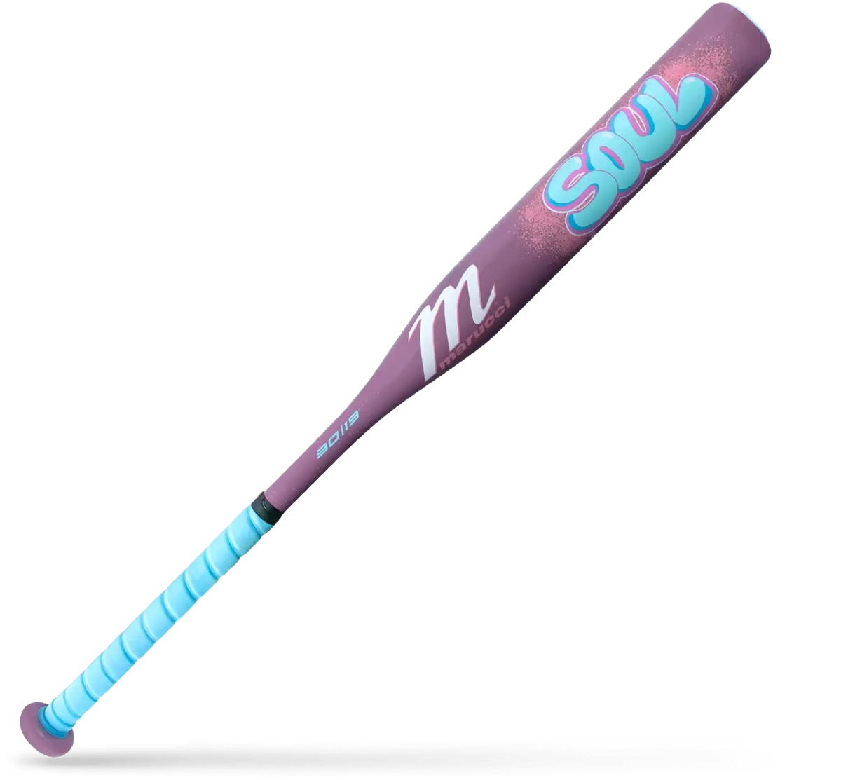Marucci Soul Fastpitch Alloy (-11) Bat - Columbia Blue Purple