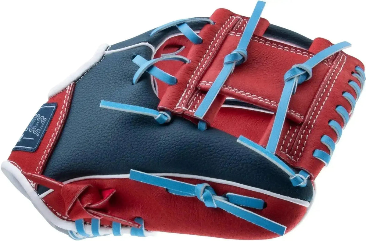 Marucci Swift 10.00’’ Youth Utility Glove Mfgswfty10 - Navy Red