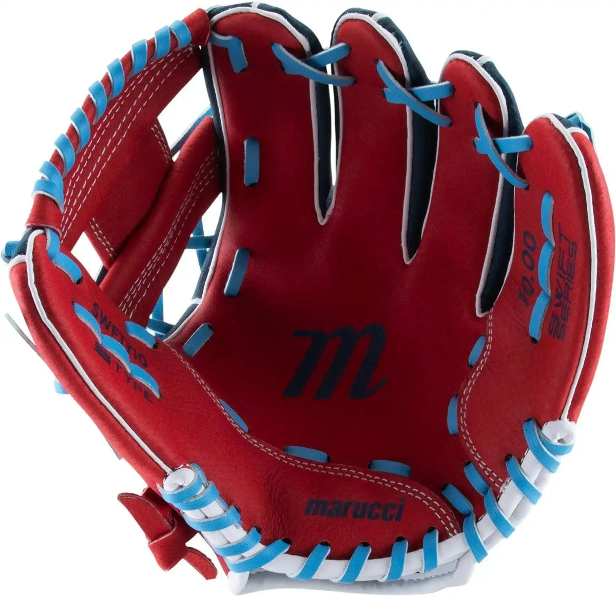 Marucci Swift 10.00’’ Youth Utility Glove Mfgswfty10 - Navy Red - Right Throw
