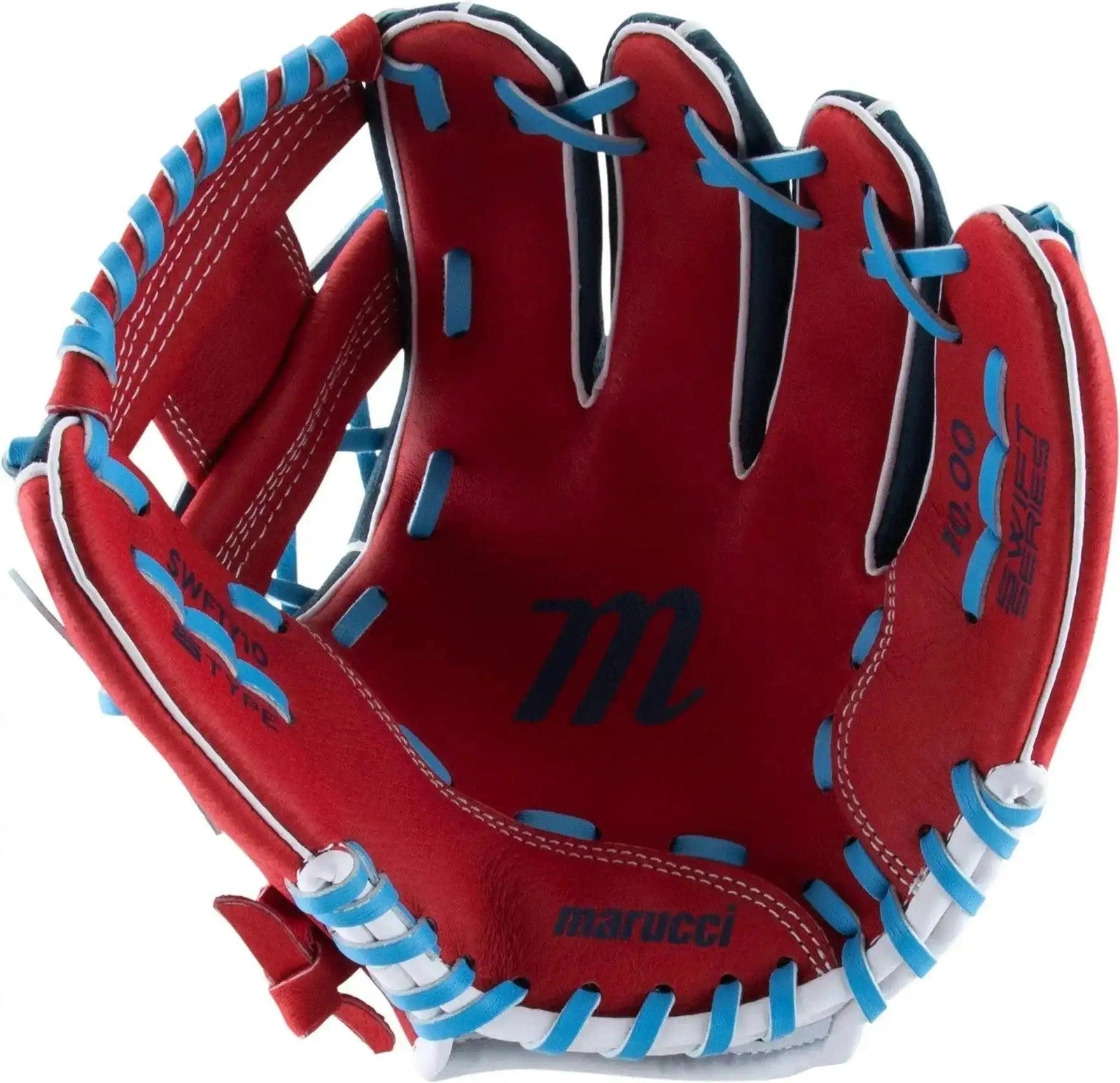Marucci Swift 10.00’’ Youth Utility Glove Mfgswfty10 - Navy Red - Right Throw