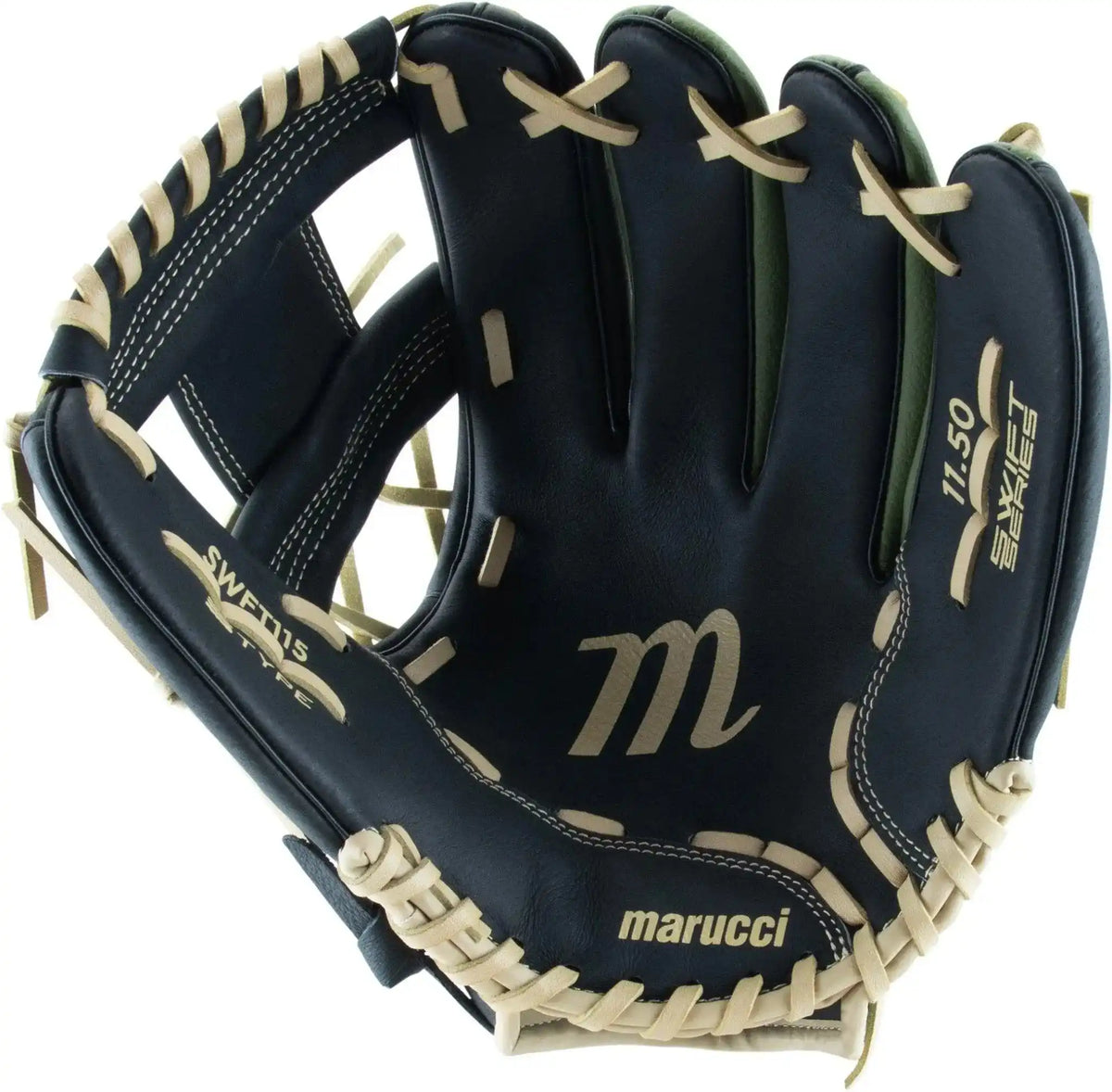 Marucci Swift 11.50’’ s Type Youth Infield Glove Mfgswft115 - Olive Black - Right Throw