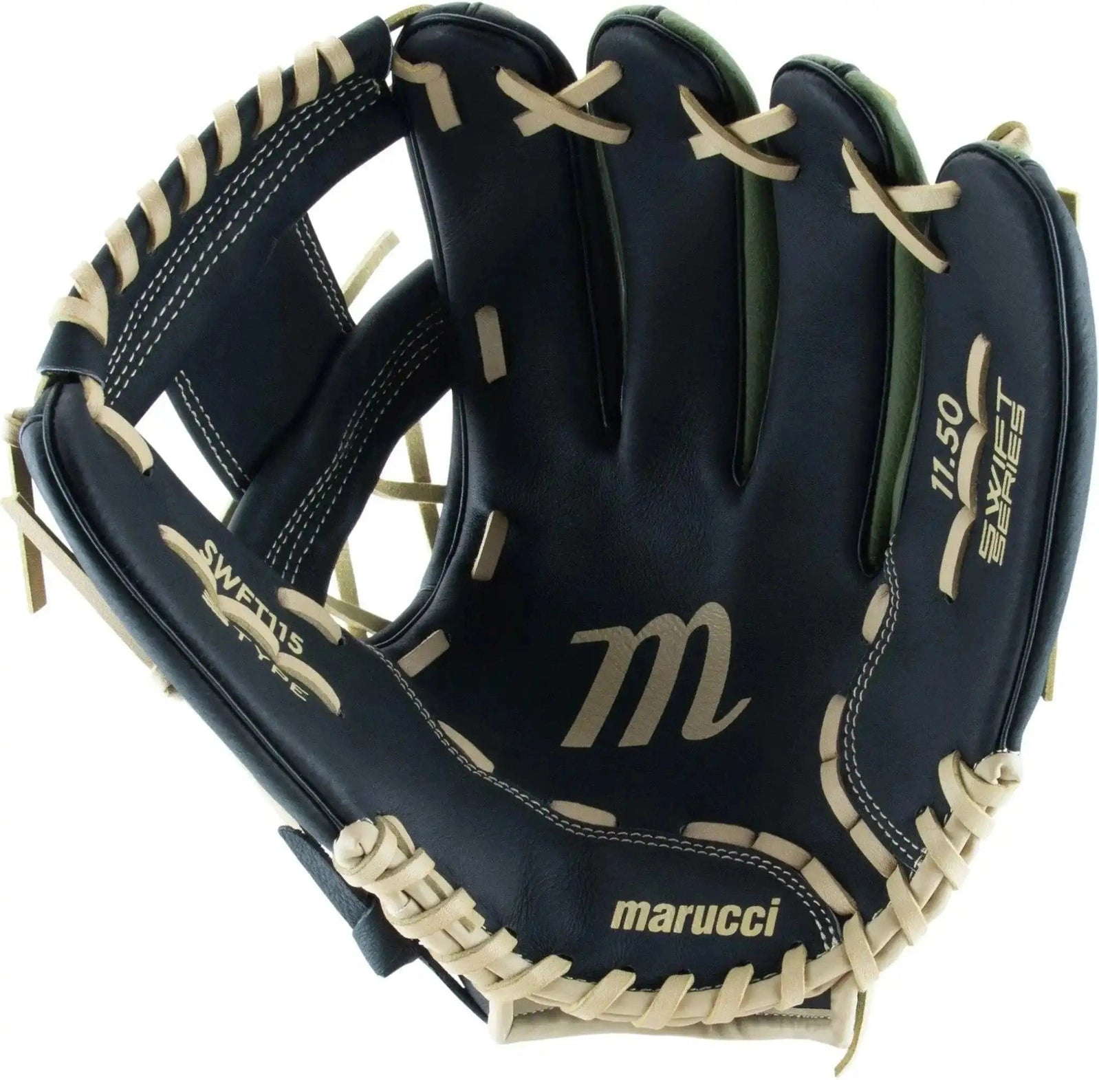 Marucci Swift 11.50’’ s Type Youth Infield Glove Mfgswft115 - Olive Black - Right Throw