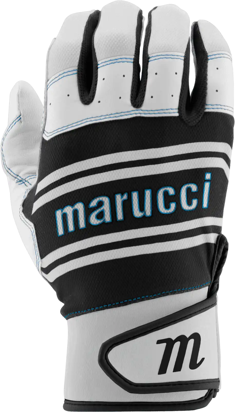 Marucci Swift Lite Youth Batting Gloves - Black Gray