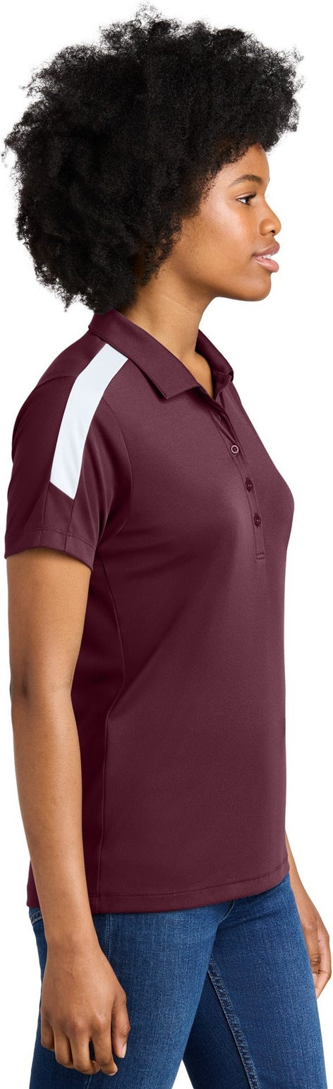 Mar/White Sport-Tek Women's Competitor United Polo LST104