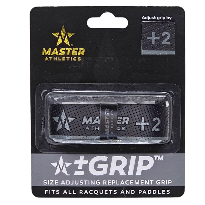 Master Athletic +2 Size Adjusting Replacement Grip (1x)(black) - Blk / Os