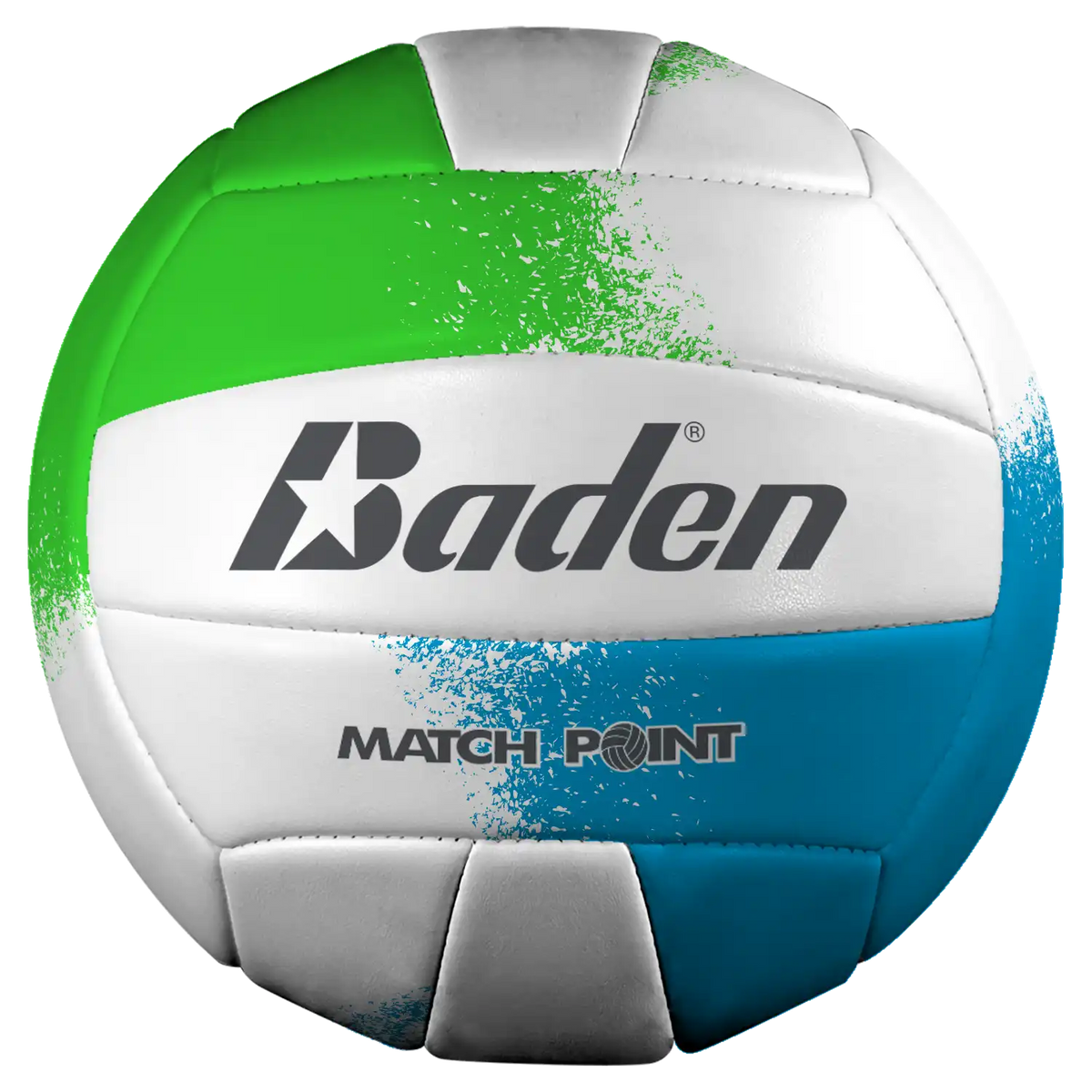 Match Point Volleyball - Neon Green/blue