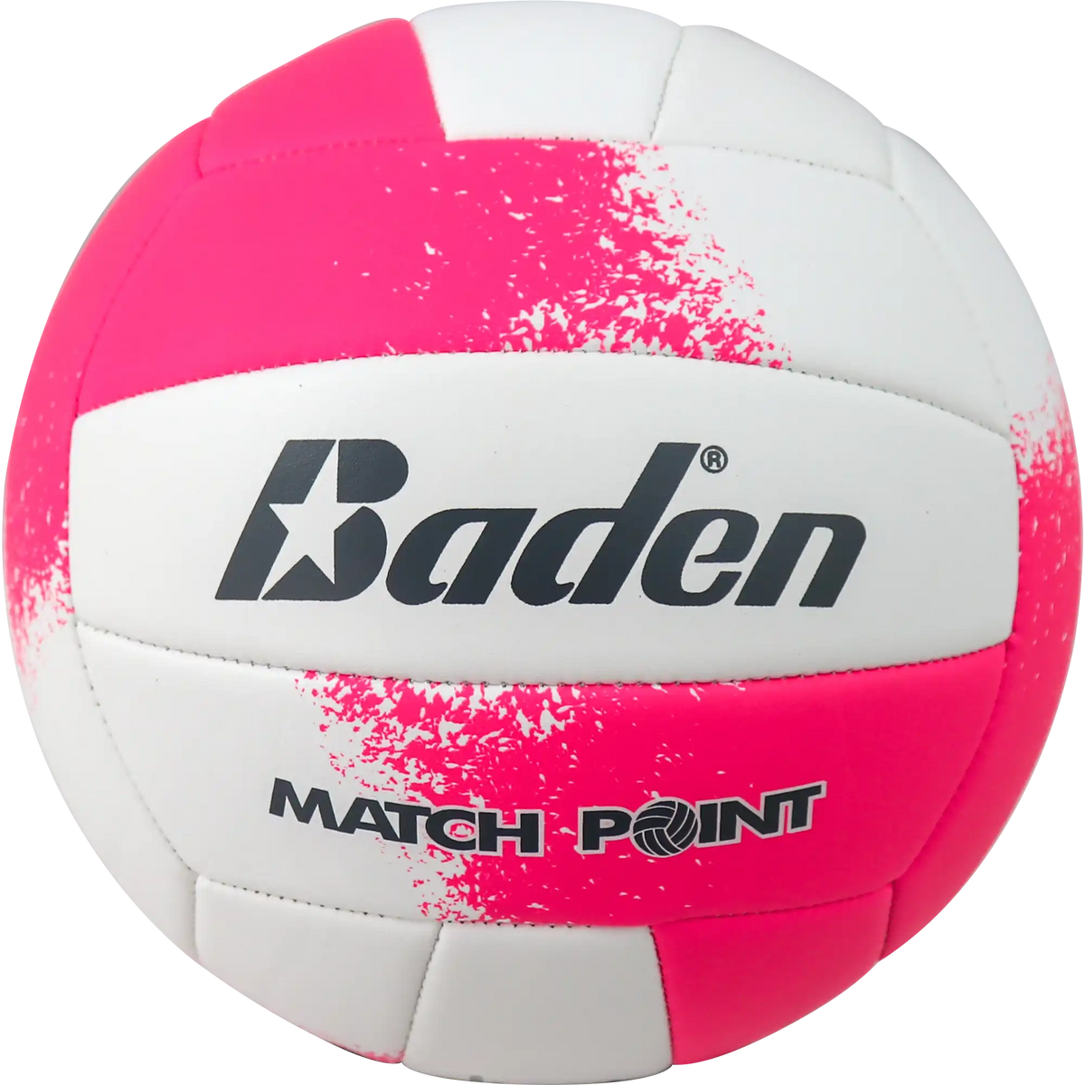Match Point Volleyball - Neon Pink/white