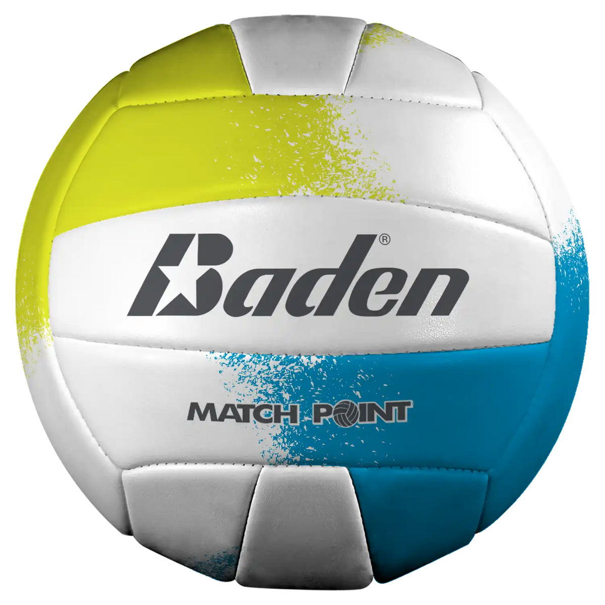 Match Point Volleyball - Neon Yellow/blue
