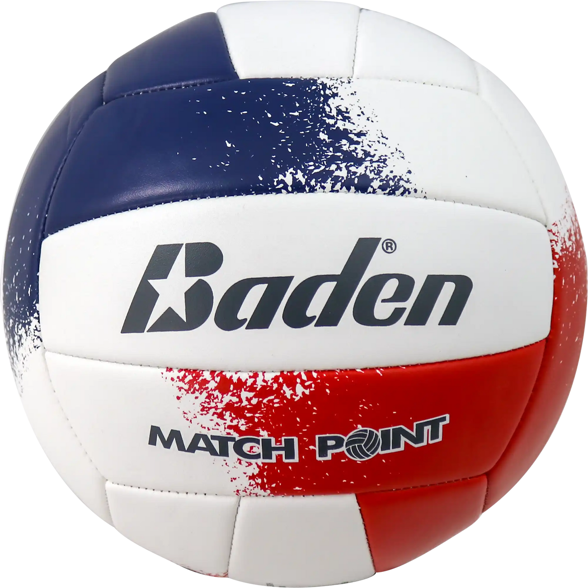Match Point Volleyball - Red/white/navy