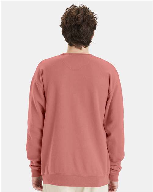 Mauve Garment-Dyed Crewneck Sweatshirt - GDH400