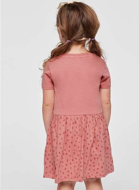 Mauvelous/ Mauvelous Spot Toddler Fine Jersey Dress - 5333