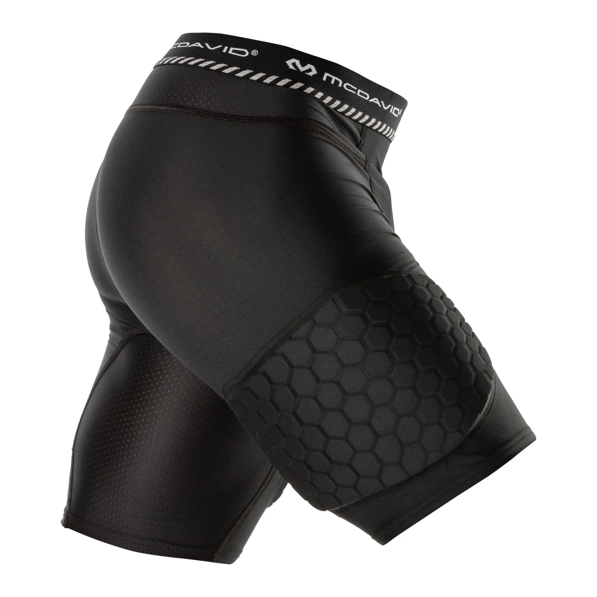 Mcdavid Md20180 Hex Basketball Short W/ Thigh Pads - Black - s