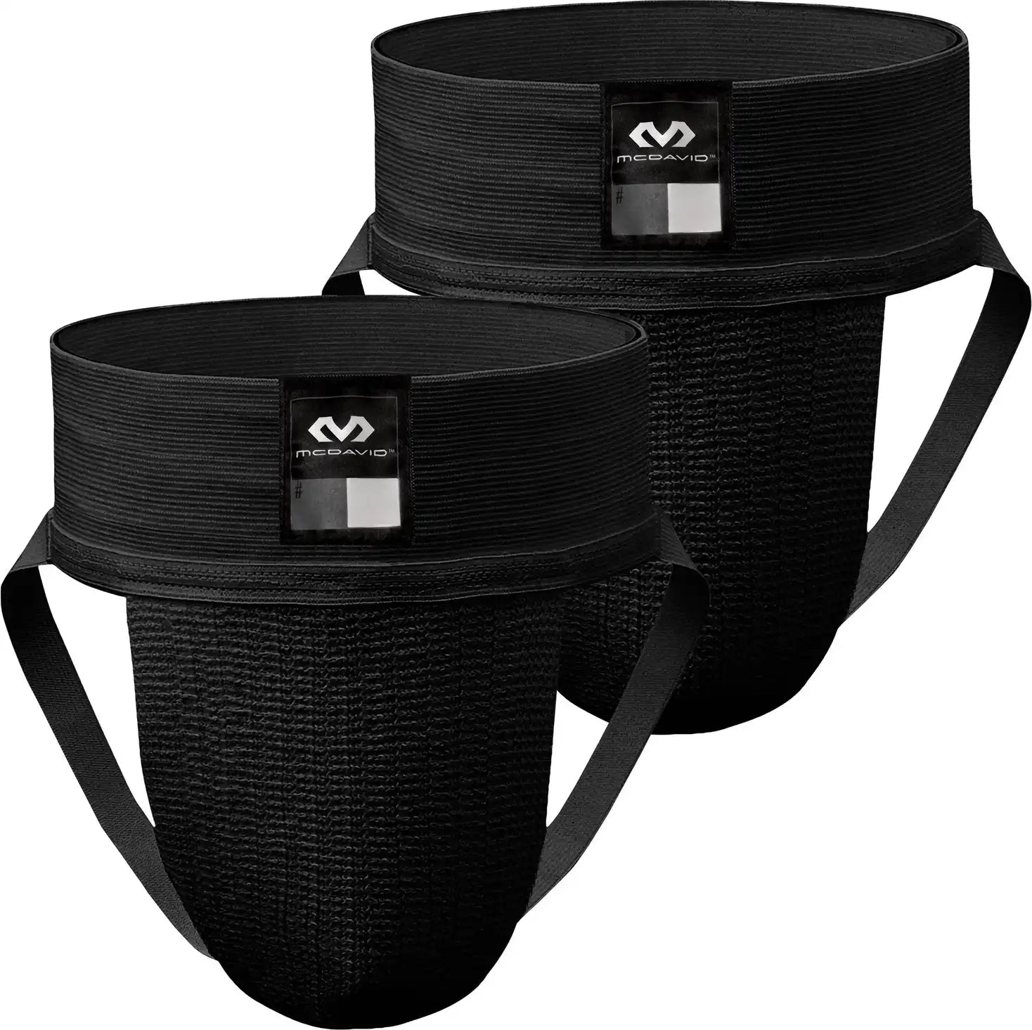 Mcdavid Md3110 Athletic Supporter 2-pk Wht - Black - s