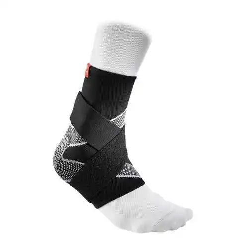 Mcdavid Md5122 Ankle Sleeve Adult Way Elastic with Figure 8 Straps - Black
